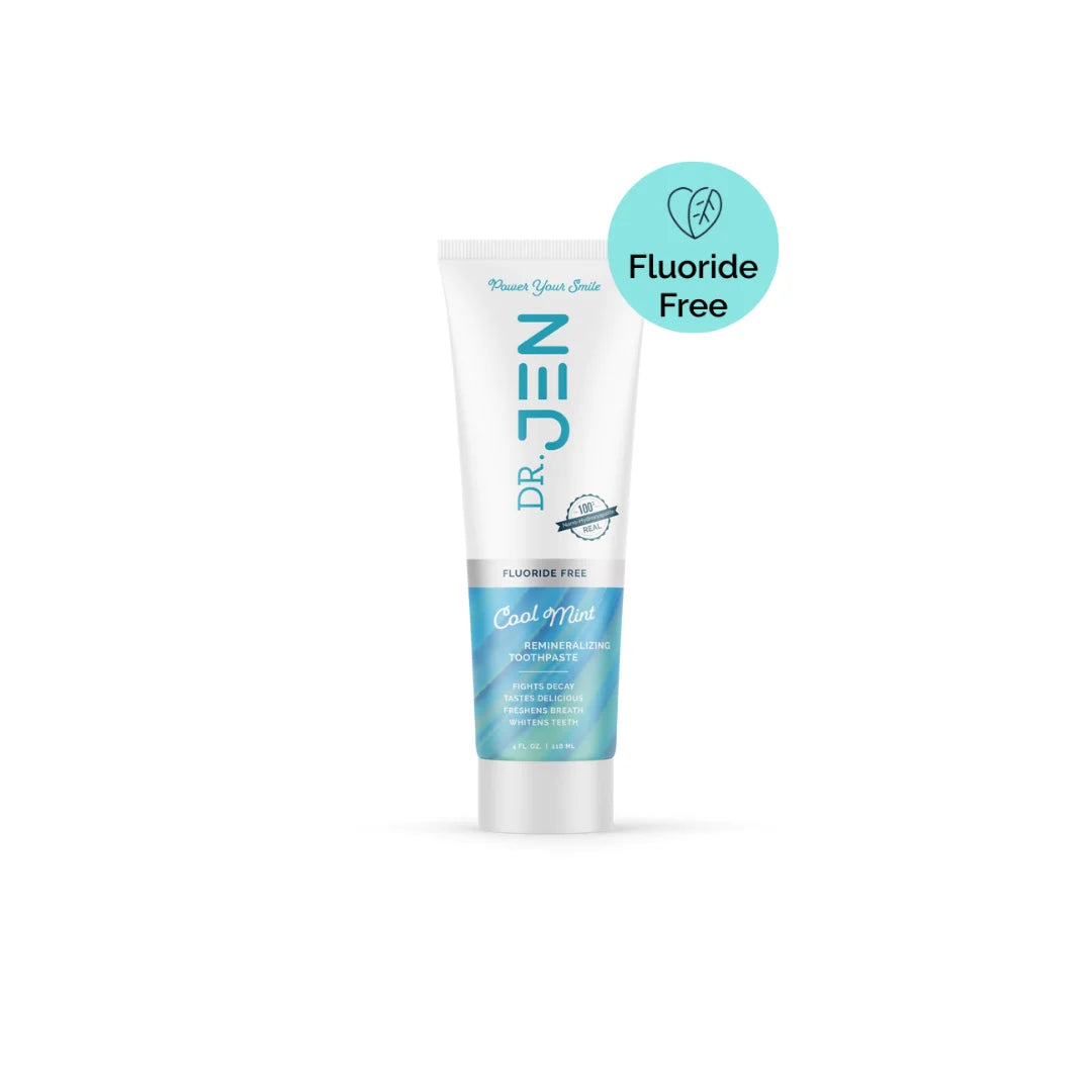 Dr. Jenn Fluoride-Free Cool Mint 10% Nano Hydroxyapatite Toothpaste