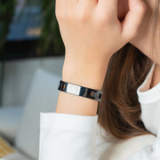 HealthyLine Stainless Steel Energy Bracelet 4-in-1. 2 Colors available. Model B026