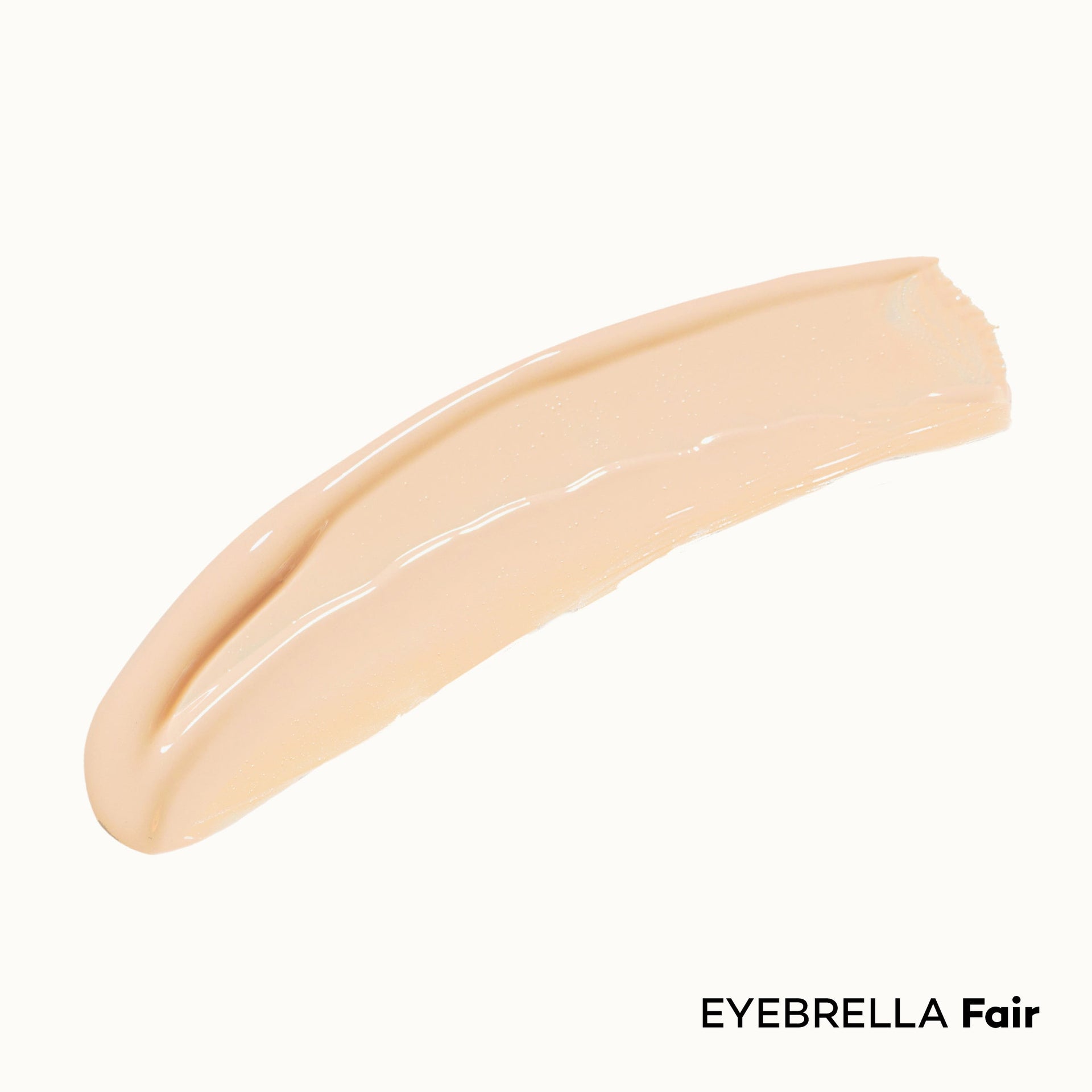 Swatch of EYEBRELLA™ Fair mineral under-eye brightener shade