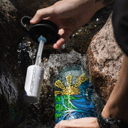 Epic Water Everywhere Bottle Filter in a Stream