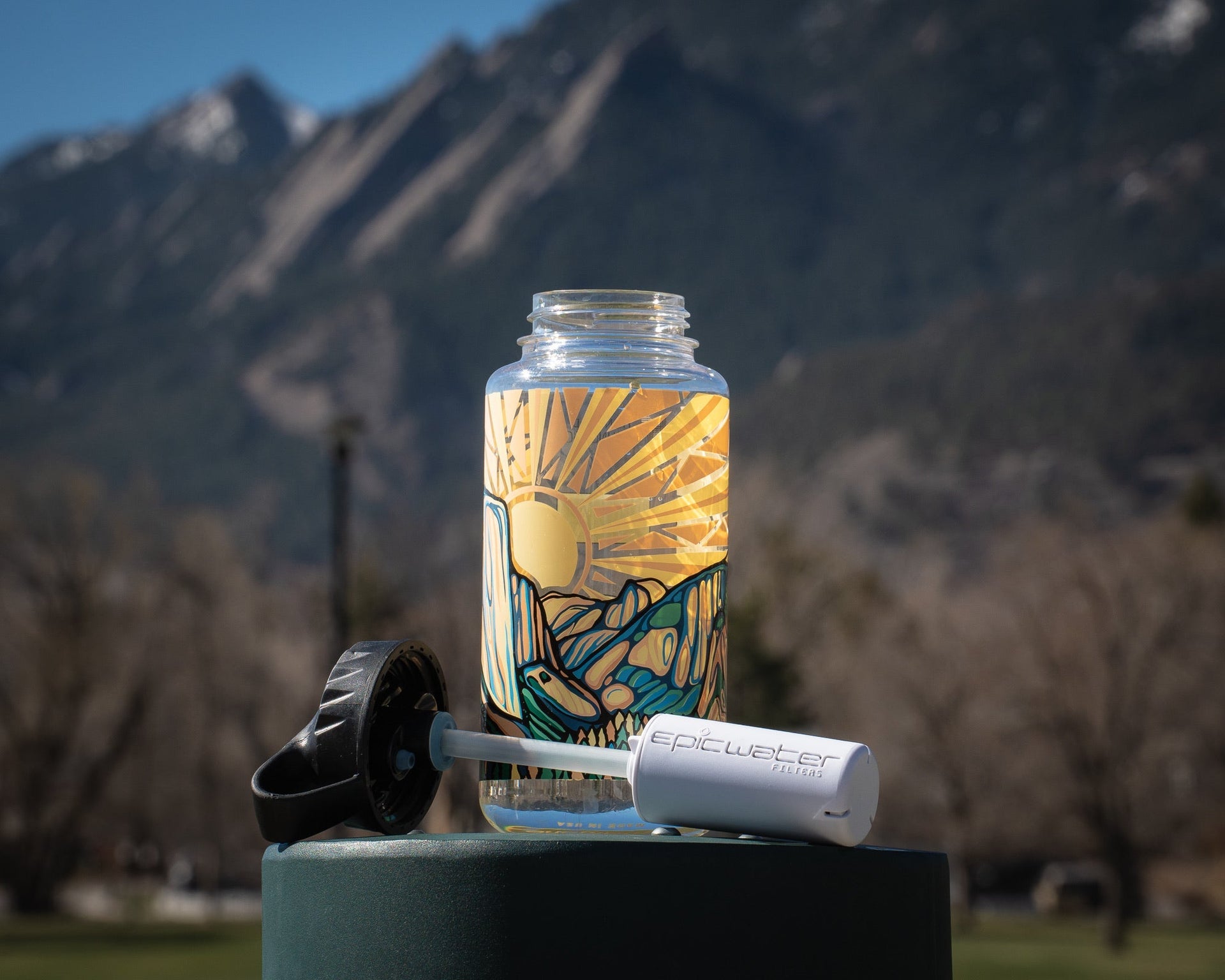 Epic Water Everywhere Bottle Filter Outside