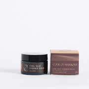 Code of Harmony Ceru Blue Barrier Balm jar with product box