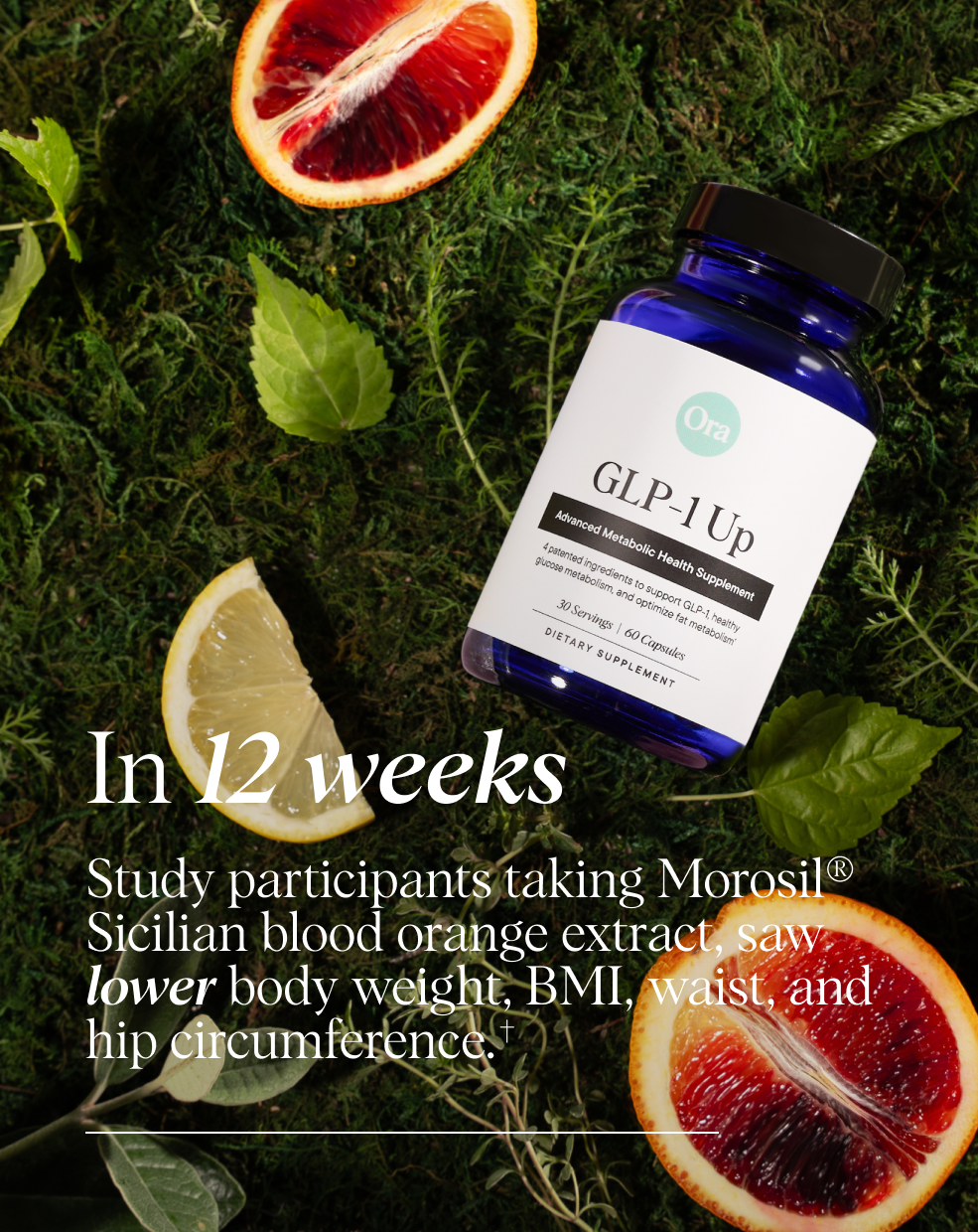 In 12 weeks of Ora Organic Natural GLP-1 Support