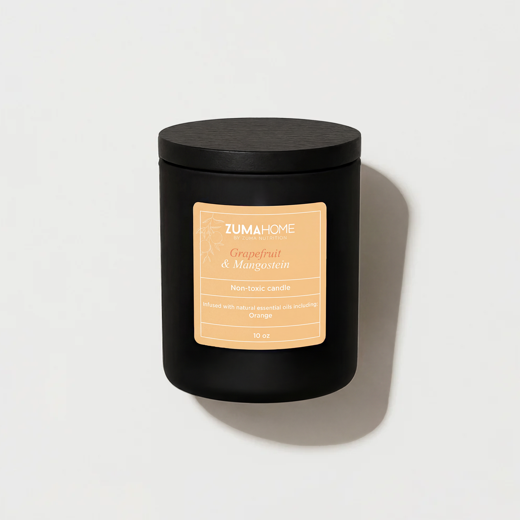 Zuma Nutrition Grapefruit & Mangostein Non Toxic Candle