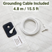 Grounding cable included with 4.8m/15.5 ft - GroundingWell™ Bedsheet