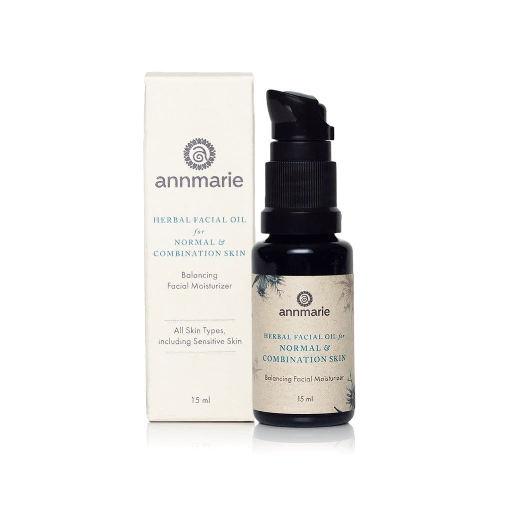 Annmarie Herbal Facial Oil for Normal & Combination Skin with retail packaging