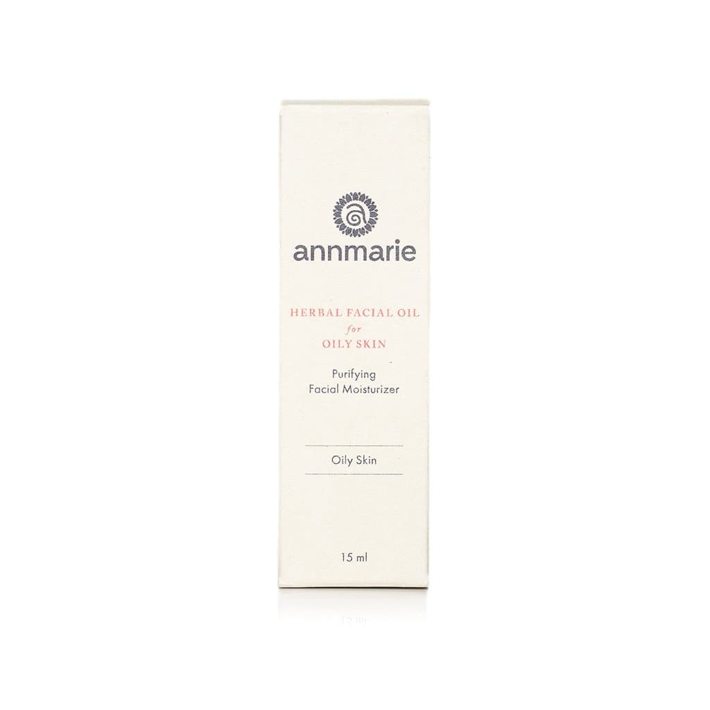 Annmarie Herbal Facial Oil for Oily Skin product box display