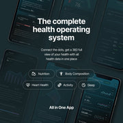 Hume Health app dashboard showing connected health and wellness tracking features.