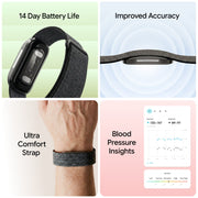 Hume Band 2.0 features including extended battery life, improved accuracy, and a comfortable wearable design.
