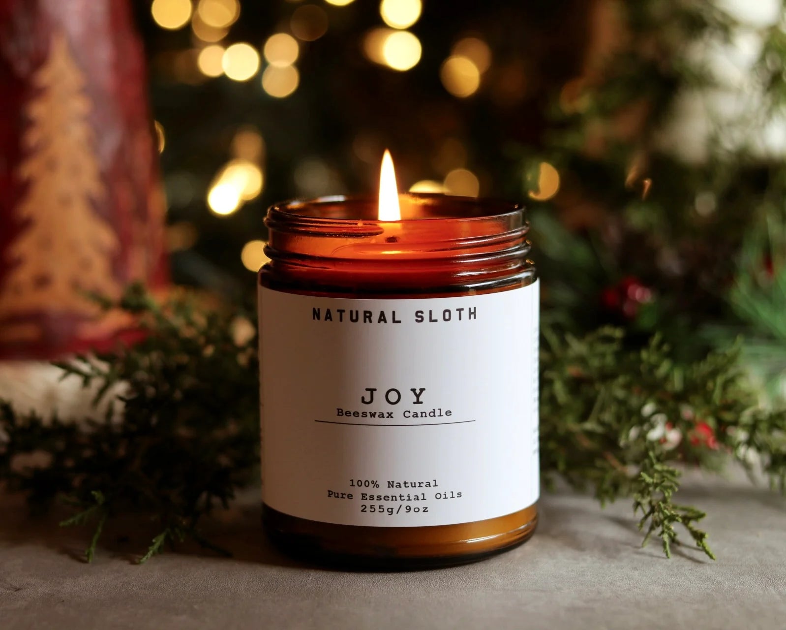 Natural Sloth Joy Candle 4 oz
