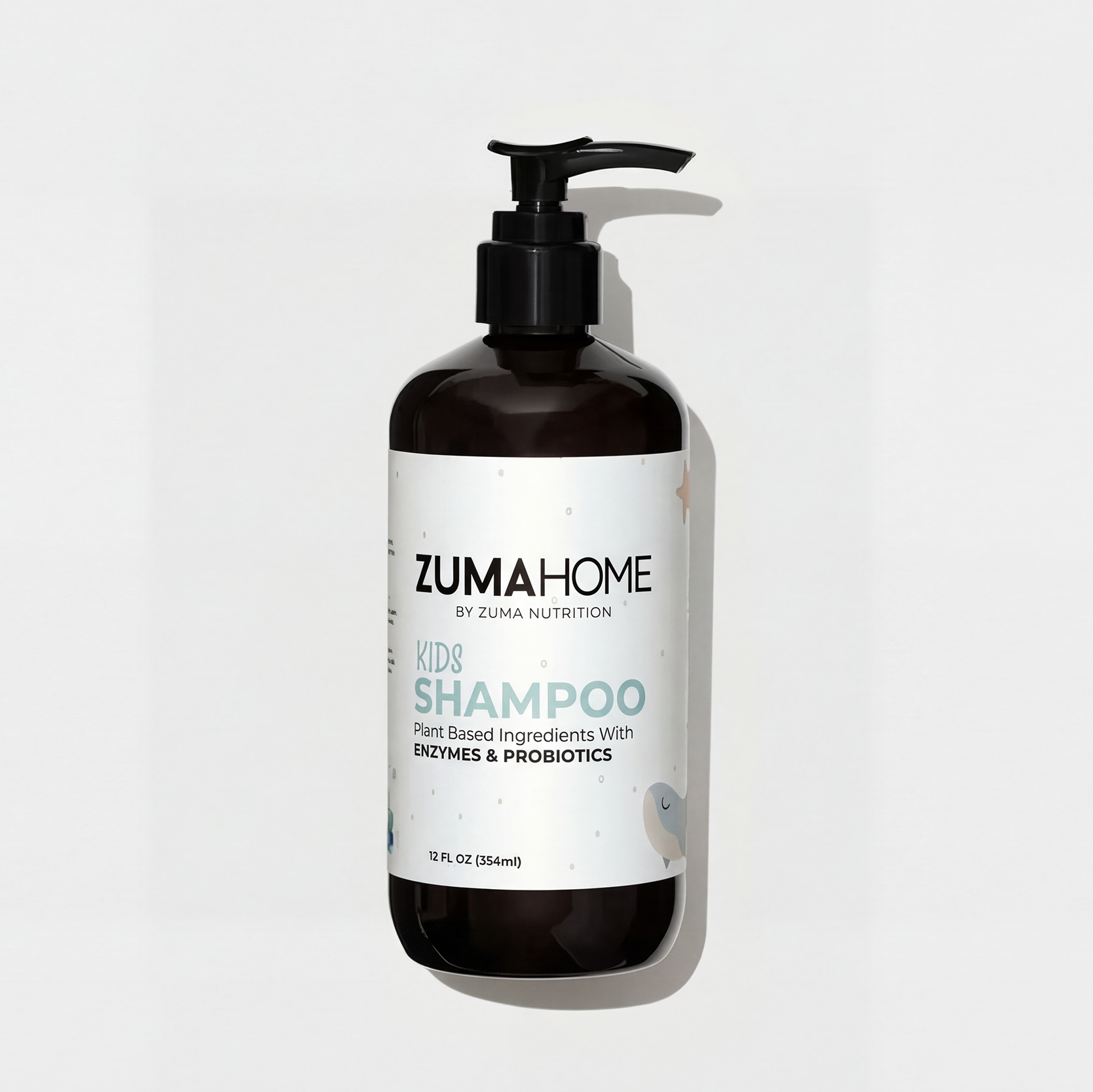 Zuma Nutrition Kids-Safe Organic & Wild-Crafted Shampoo, 12 oz