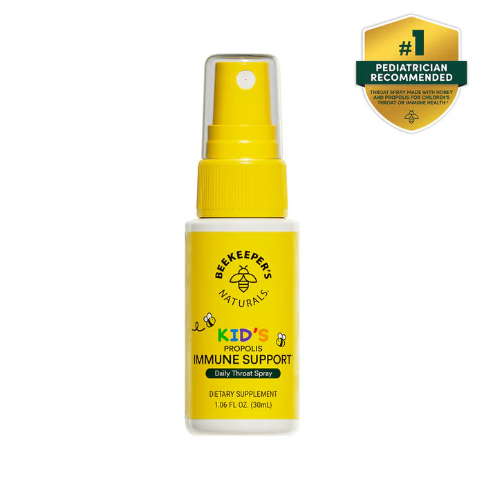Beekeepers Naturals Kid's Propolis Immune Support Throat Spray