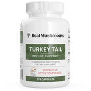 Real Mushrooms Turkey Tail Mushroom Capsules