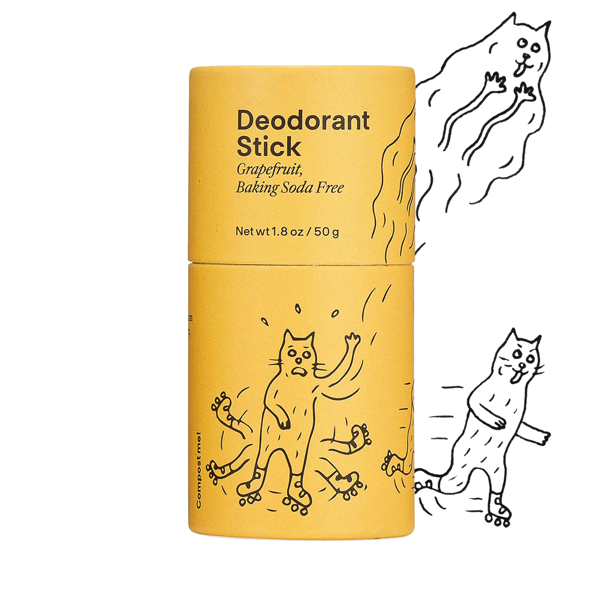 Meow Meow Tweet -Grapefruit Deodorant Stick