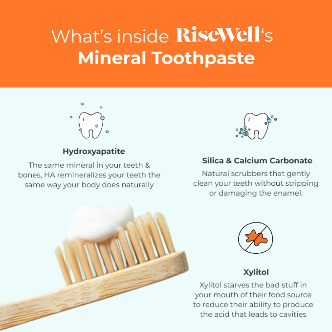 What's inside risewell's mineral toothpaste?