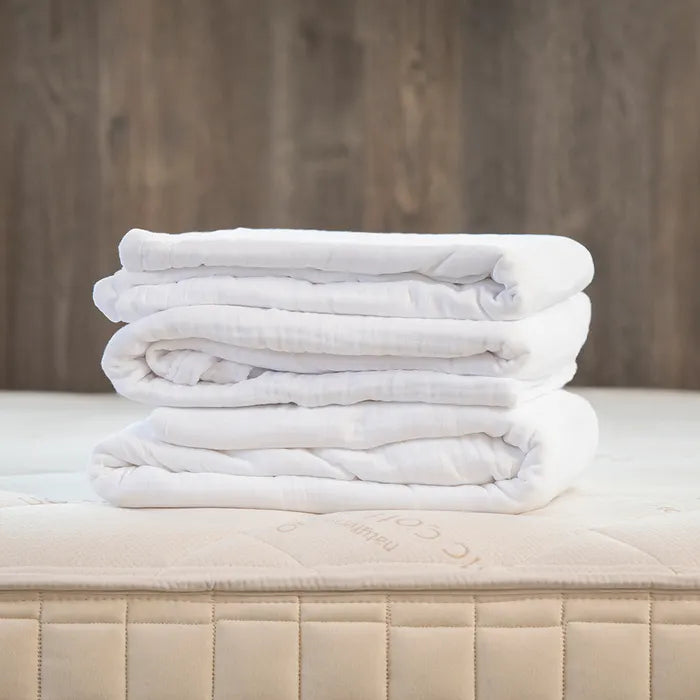 Arctic Snow - Naturepedic Muslin Duvet Cover 3-Layer