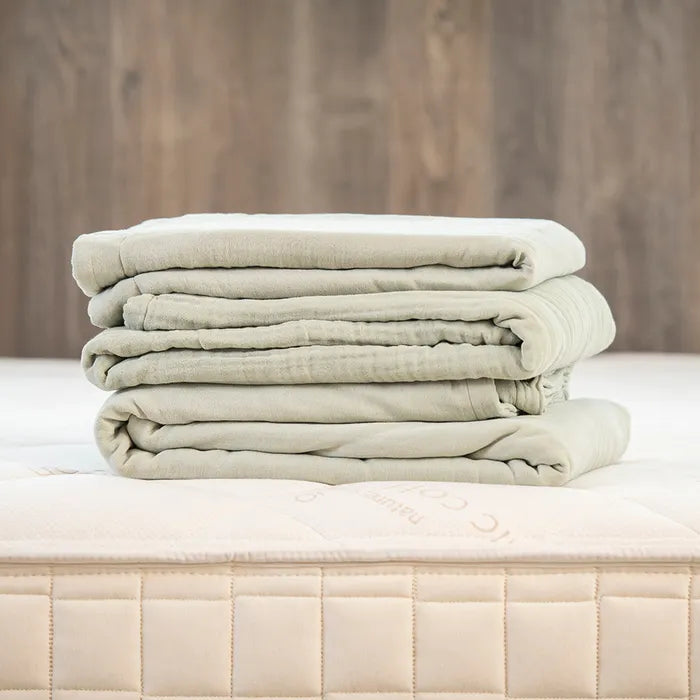 Forest Canopy - Naturepedic Muslin Duvet Cover 3-Layer