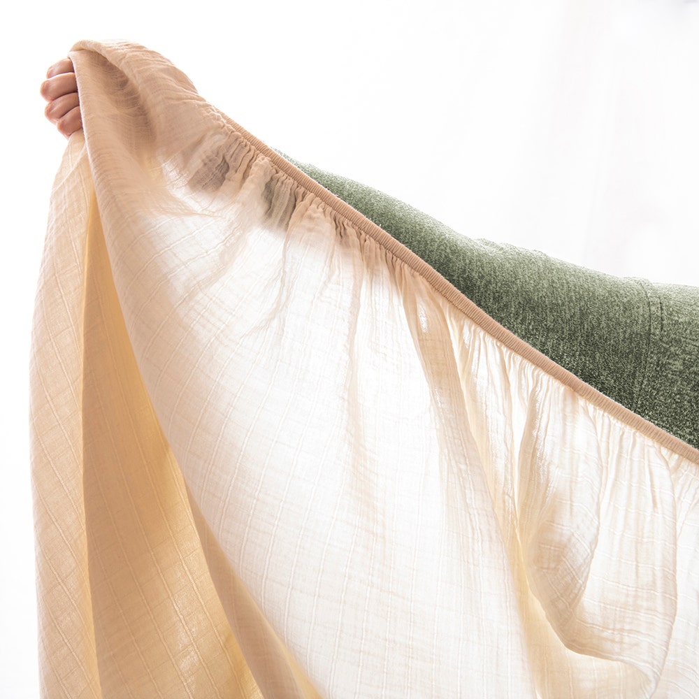 Breathable Naturepedic Organic Cotton Muslin Crib Sheet