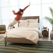 iNaturepedic 300 TC Percale Duvet and Sham Set are organic cotton one of nature's finest fibers, grown with less water than conventional cotton and free from harmful pesticides and herbicides.