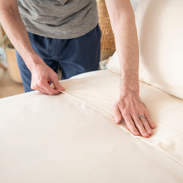 Naturepedic Organic Cotton Sateen Bed Sheets 