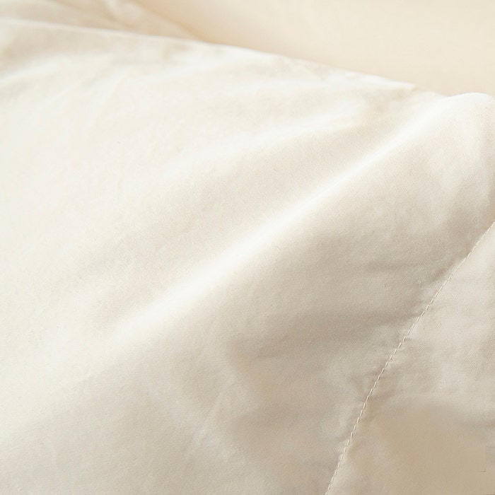 Naturepedic Organic Cotton Sateen Bed Sheets Set Close Up