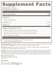 Puori O3 Supplement Facts