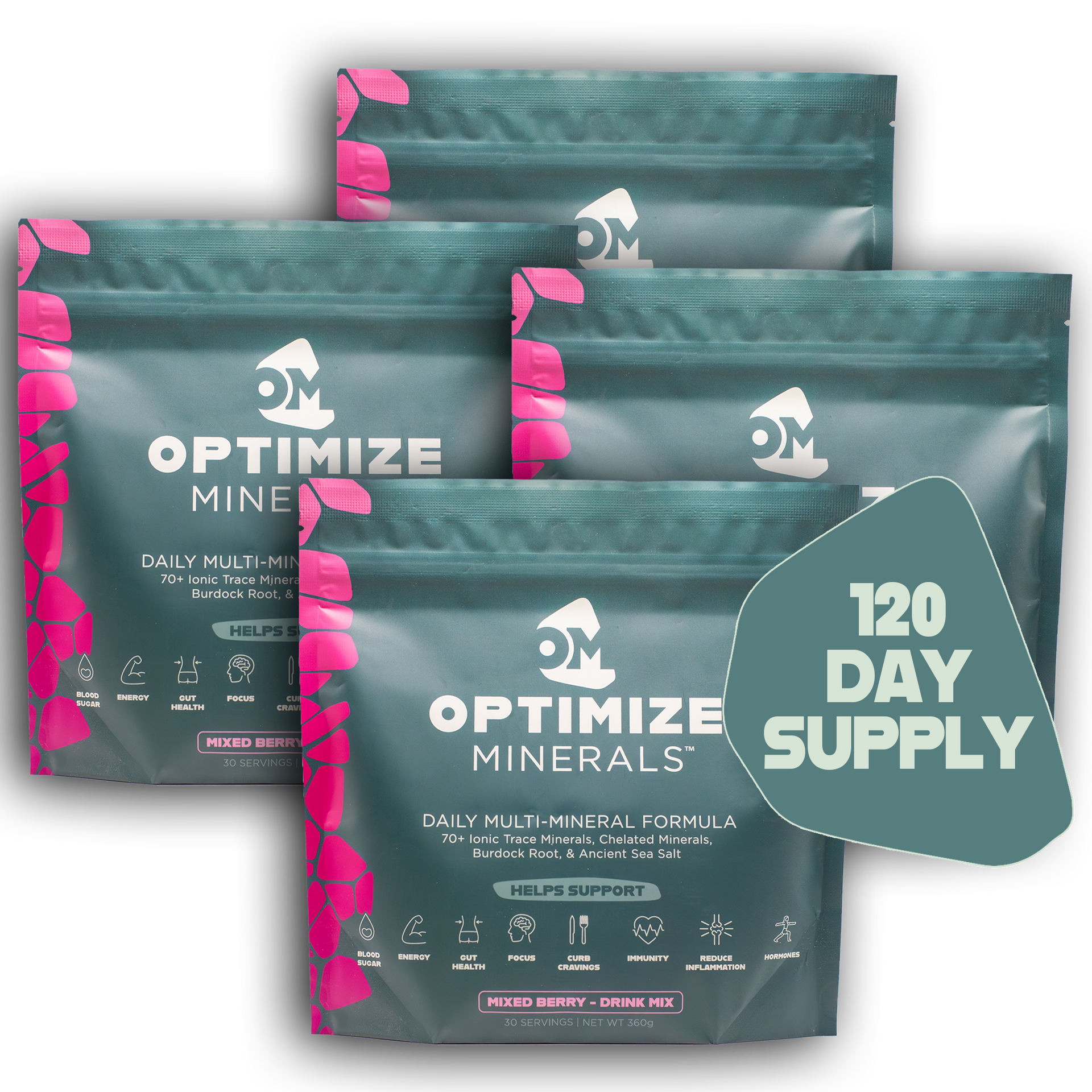 Optimize Minerals Mixed Berry 120 Day Supply