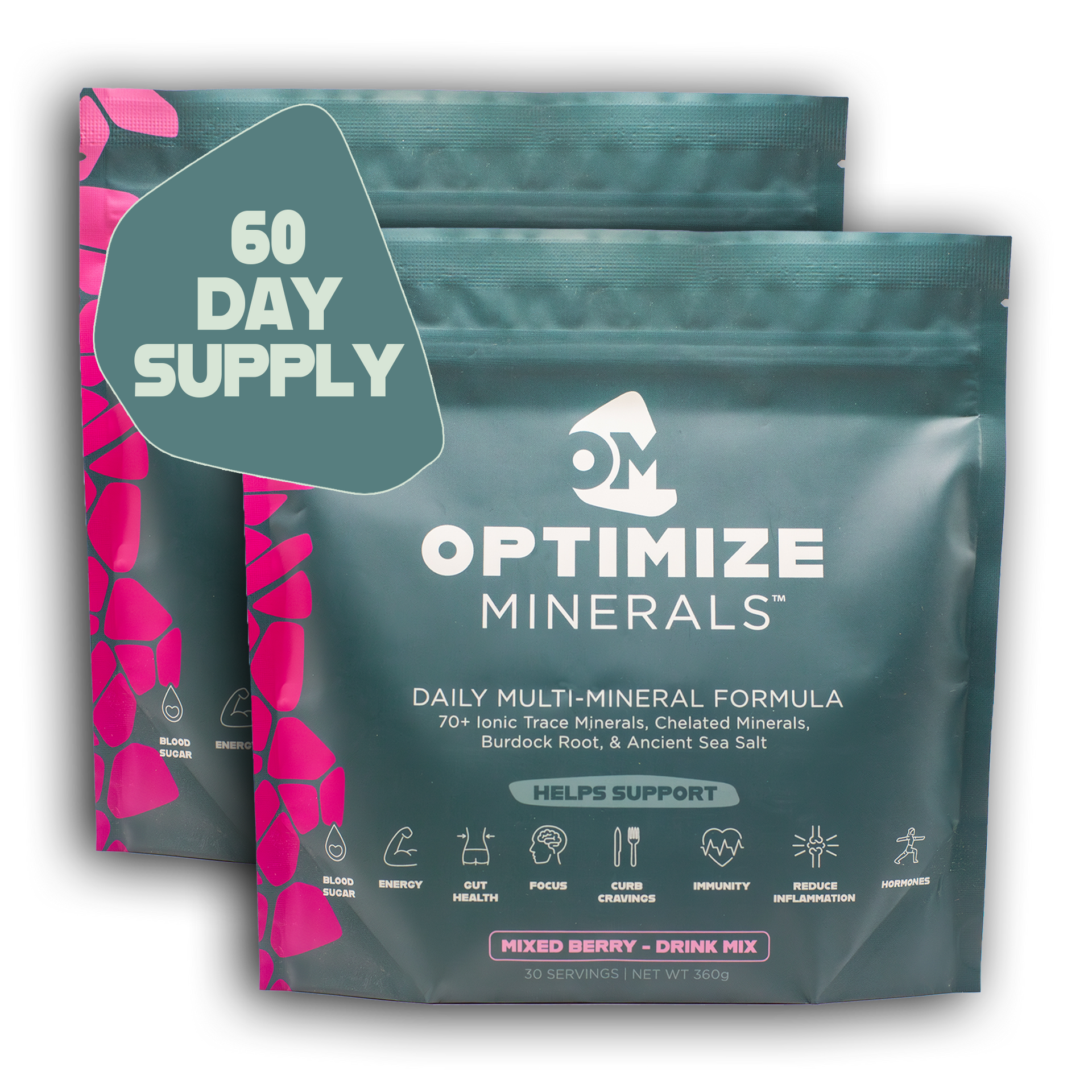 Optimize Minerals Mixed Berry 60 Day Supply