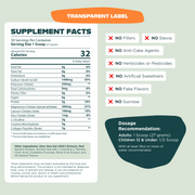 Optimize Hydration Citrus Blast Supplement Facts