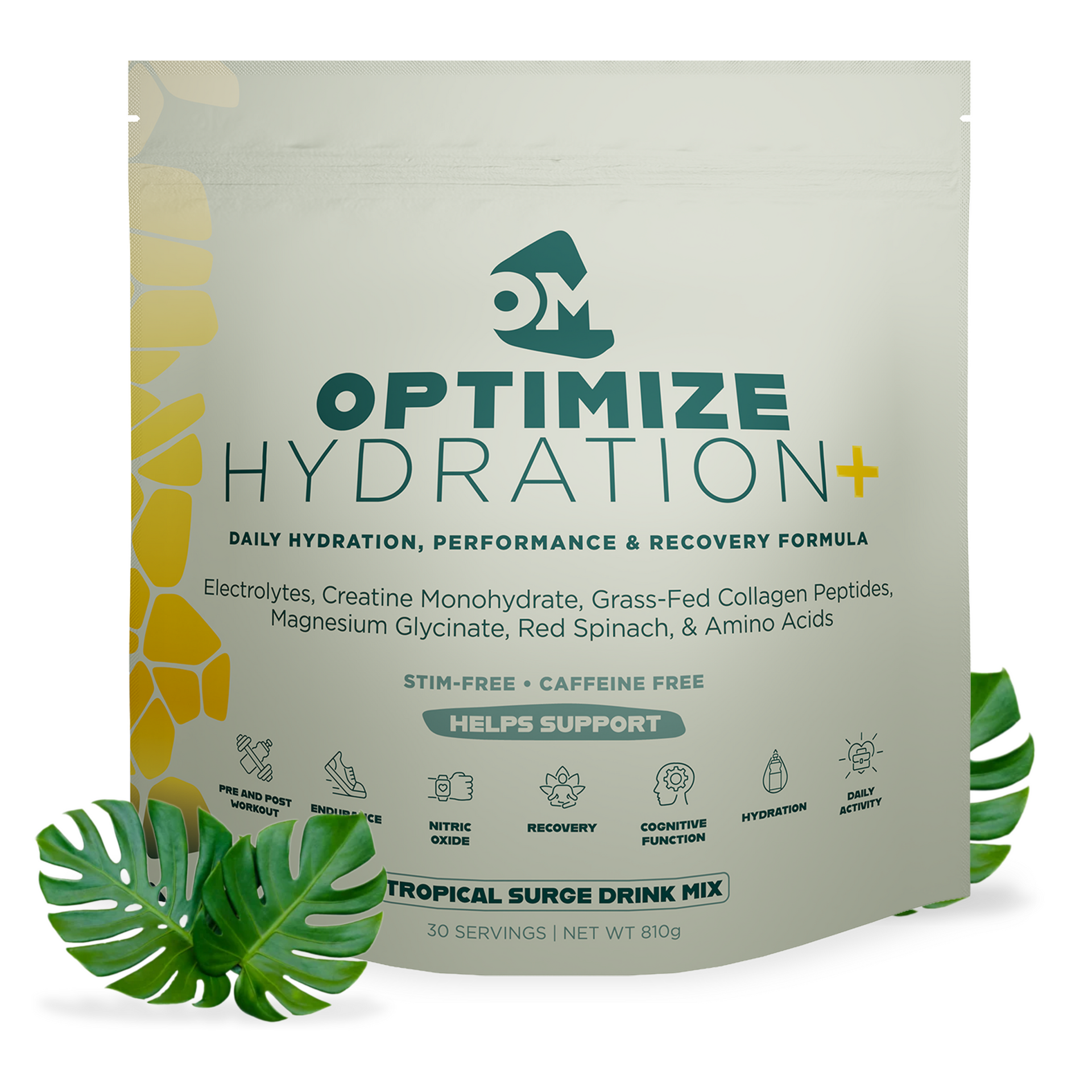 Optimize Hydration Front Tropical Surge With Leaf