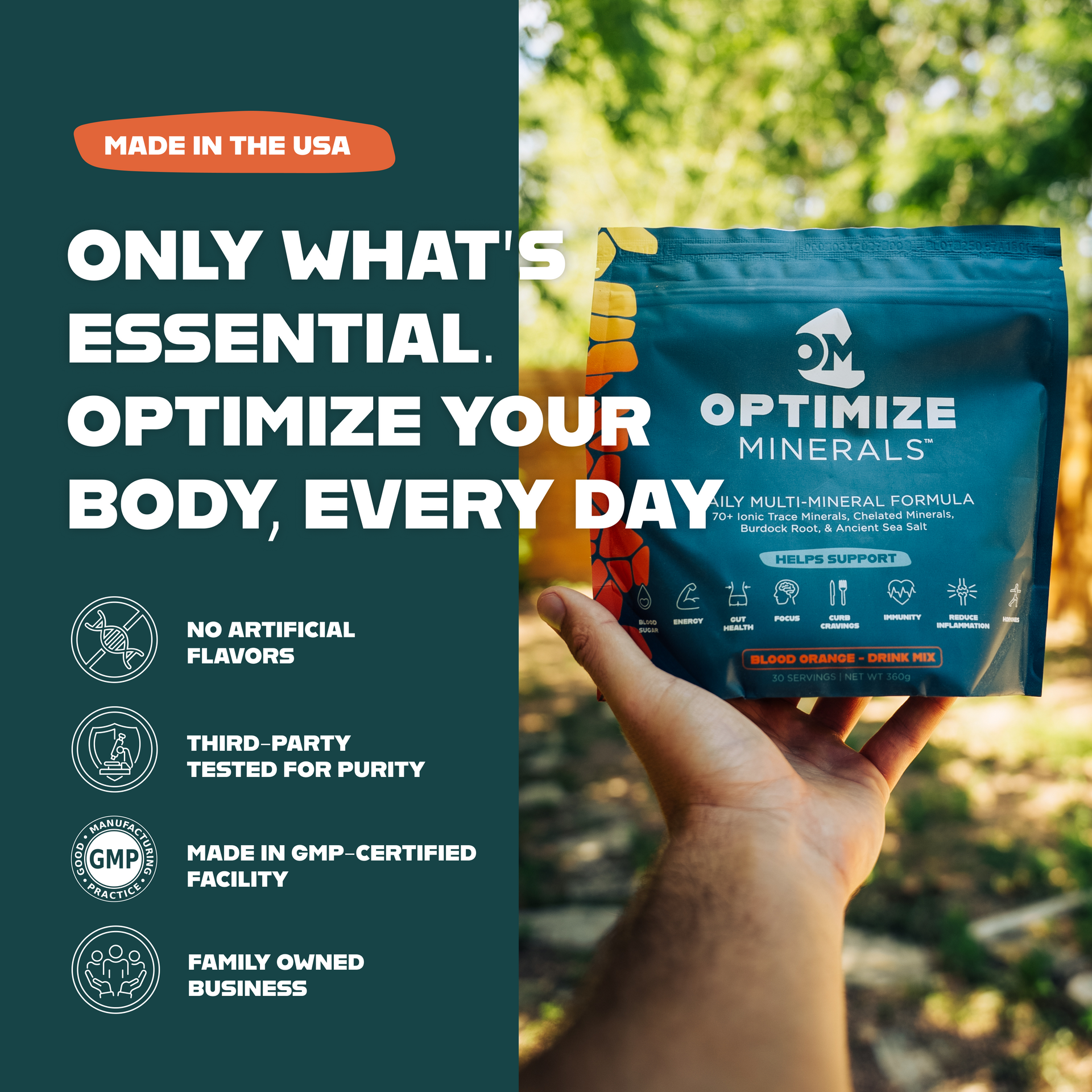 Optimize Minerals Blood Orange Quality