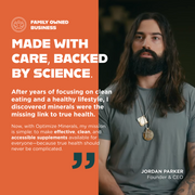 Optimize Minerals Brand Story