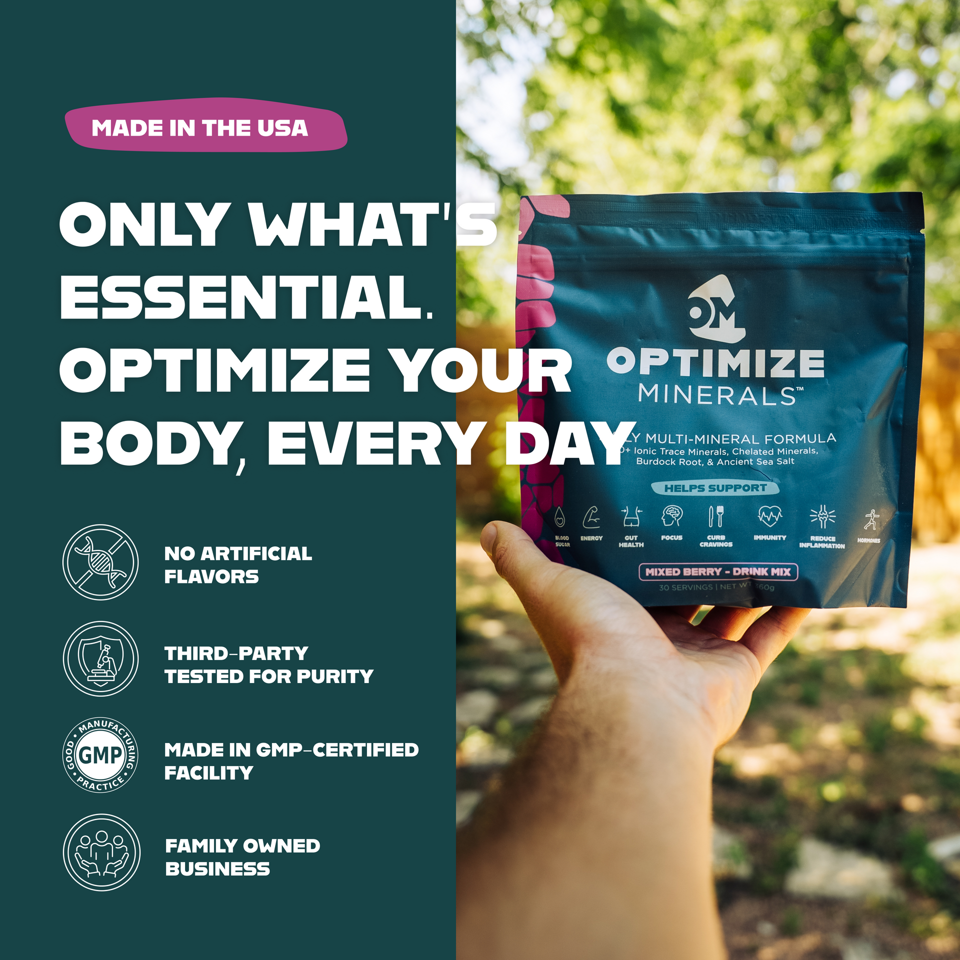 Optimize Minerals Mixed Berry Quality