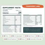 Optimize Minerals Blood Orange Supplement Facts