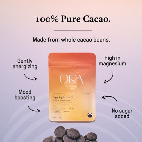 Ora Cacao Thriving Tanzania Invigorates and grounds with natural ingredients