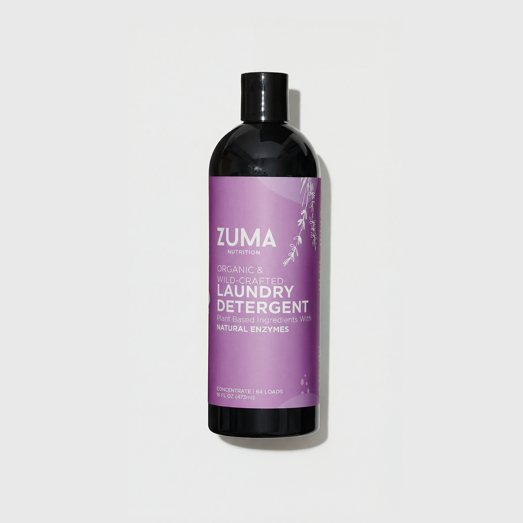 Zuma Nutrition Organic & Wild-Crafted Laundry Detergent, 64 Loads