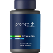 Prohealth Longevity Astaxanthin - 12 mg, 30 Capsules