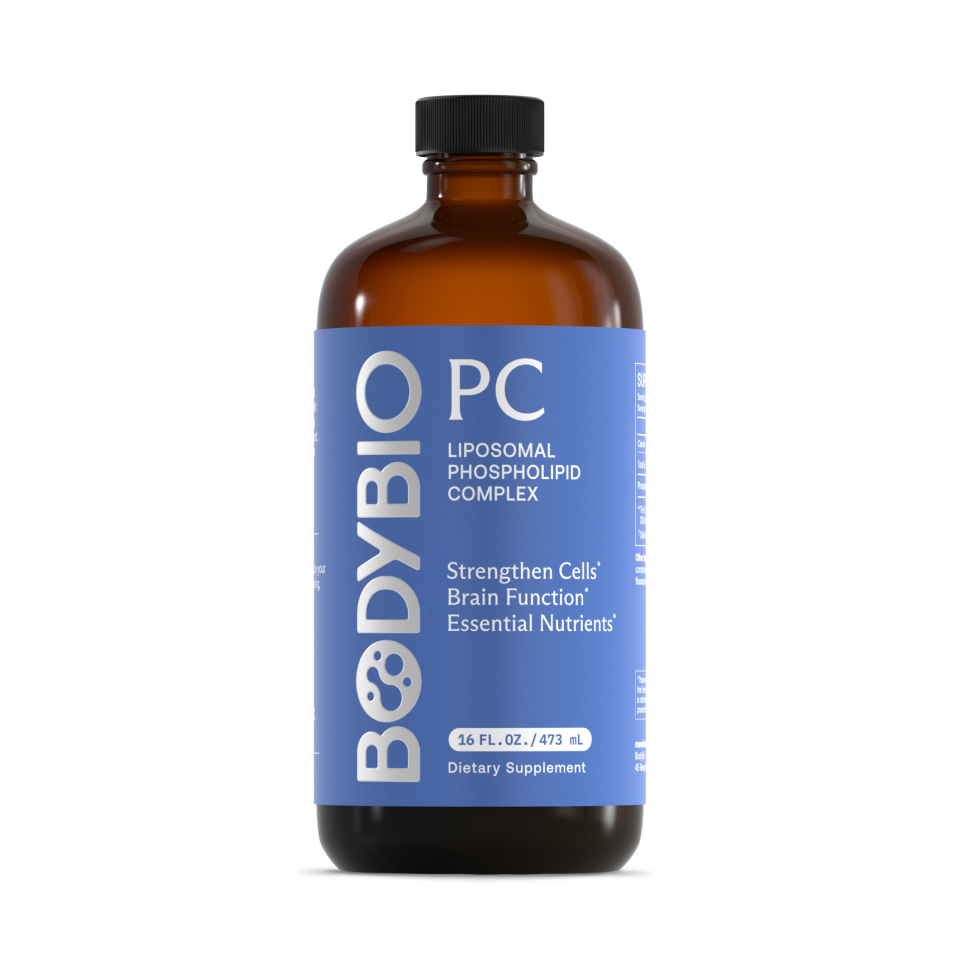 BodyBio PC Liposomal Phospholipid Complex liquid bottle (16 oz)
