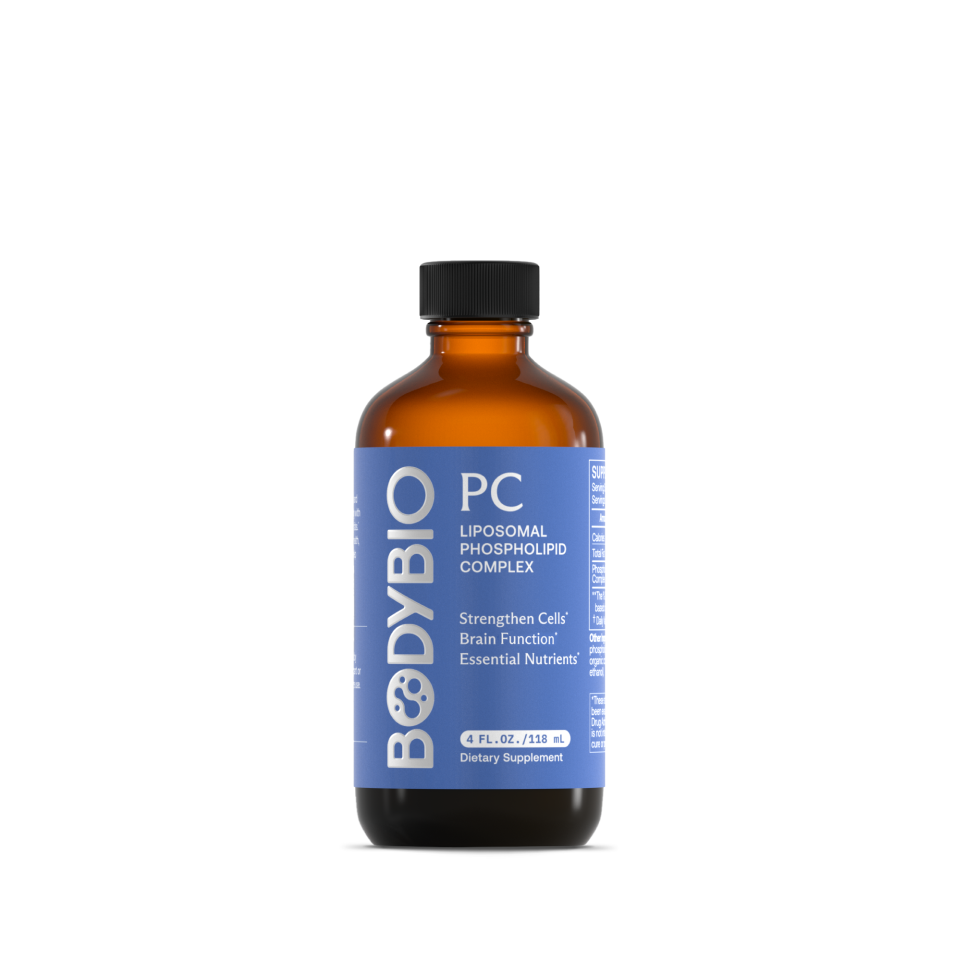 BodyBio PC Liposomal Phospholipid Complex liquid bottle (4 oz)
