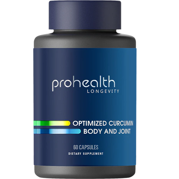ProHealth Longevity Optimized Curcumin for Body and Joint - 60 capsules