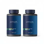 Two bottles of Prohealth Longevity TMG Pro Tablets a vital biochemical process that drives detoxification, DNA repair, neurotransmitter balance, and energy metabolism. 