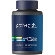 Prohealth Longevity Calcium AKG Longevity offers one of the most promising breakthroughs in longevity science. This bioavailable form of alpha-ketoglutarate (AKG) bound to calcium helps rejuvenate cellular metabolism, strengthen bones, and support energy production—key pillars of healthy aging.