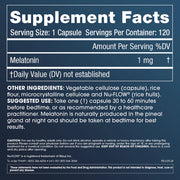 ProHealth Longevity Pure Melatonin - Supplement Facts