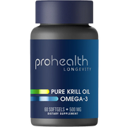 Pure Krill Oil Omega-3 - 500 mg, 60 softgels