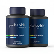 Two bottles of Prohealth Longevity Pure Fisetin - 250 mg, 60 capsules
