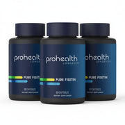 Three bottles of Prohealth Longevity Pure Fisetin - 250 mg, 60 capsules
