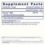 Supplement Facts label for ProHealth Longevity Essentials