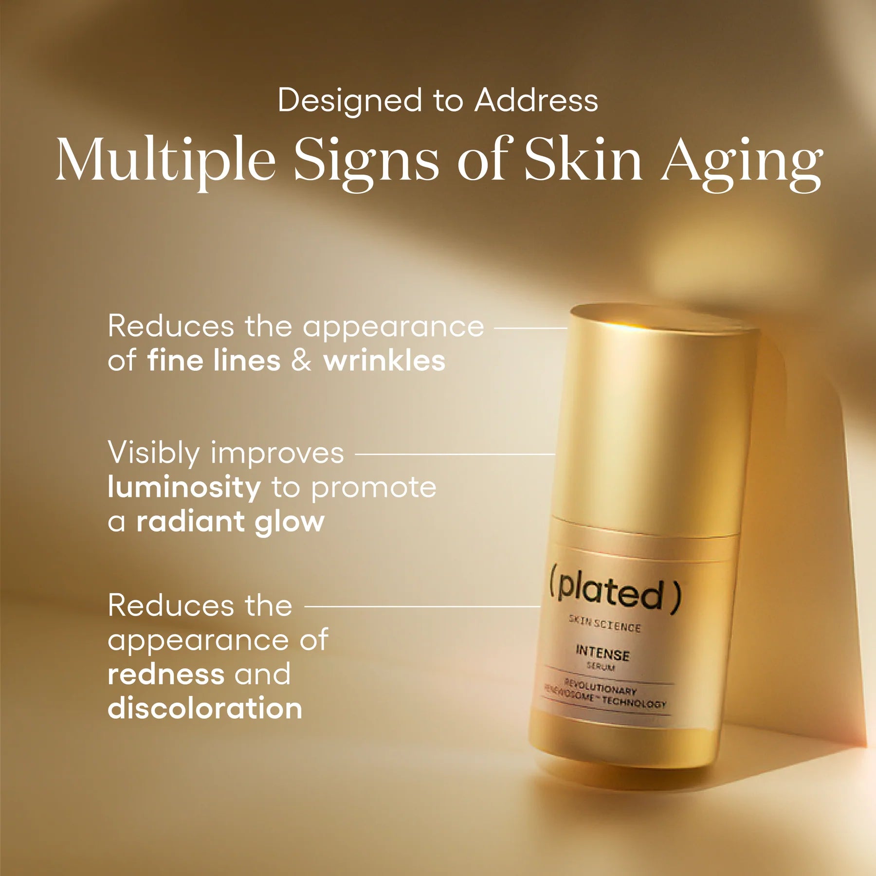 Key Benefits of Plated Skin Science INTENSE Serum