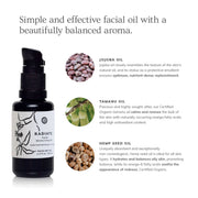 Annmarie Radiate Facial Moisturizing Oil featuring sea buckthorn, tamanu oil, argan oil, and botanical extracts