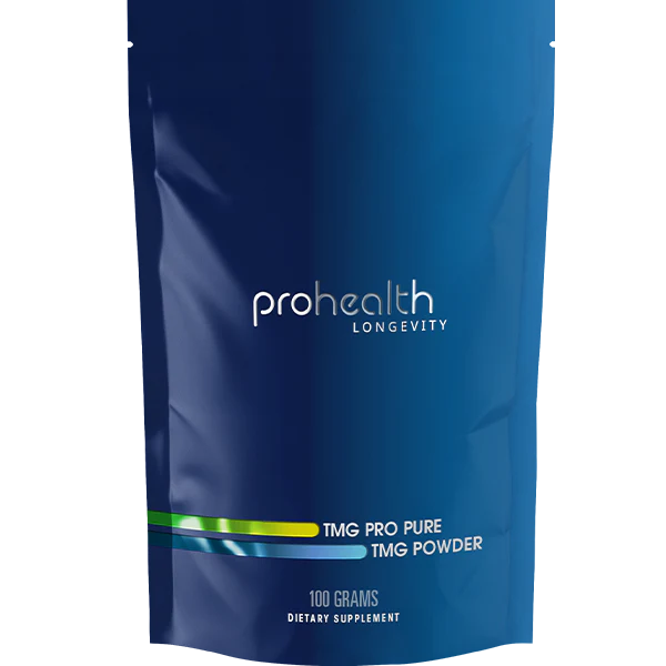 Prohealth Longevity TMG Pro Powder a fundamental biochemical process that supports DNA repair, neurotransmitter balance, detoxification, and overall cellular health. 